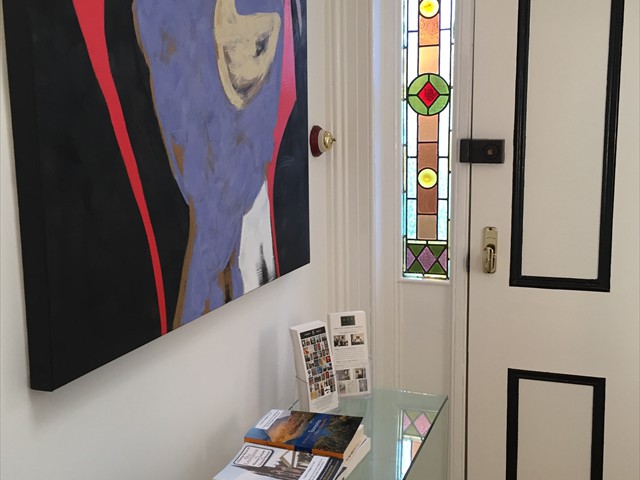 16. Entrance hall with information books & brochures